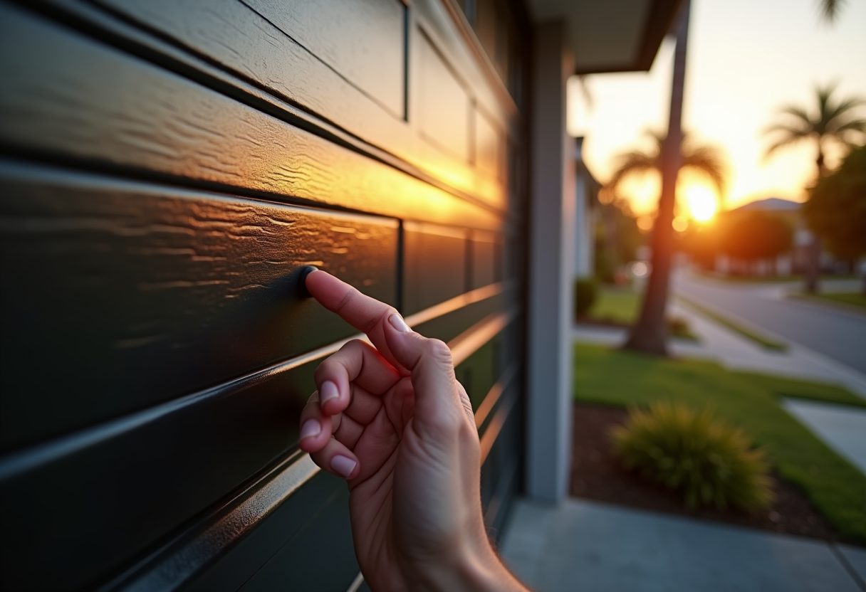 Vanguard Garage Door Repair technician at work